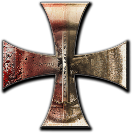 Nadruk Templars of steel 2 (synergy) - Tył