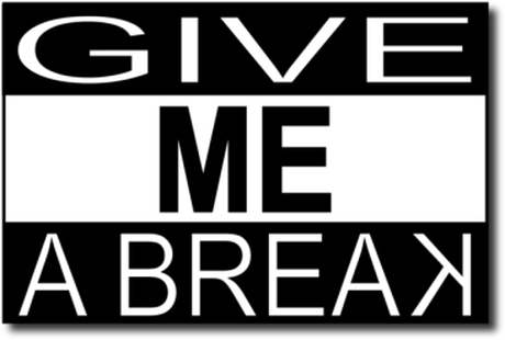 Nadruk Give me a break (full) - Tył
