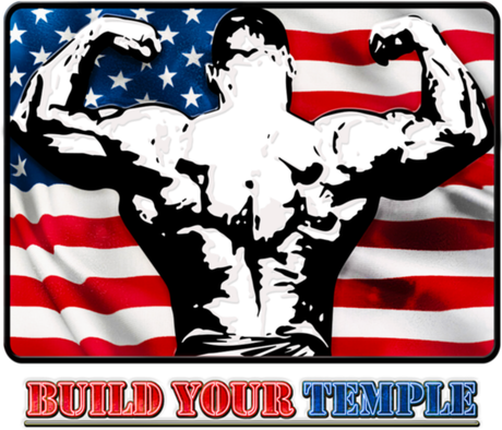 Nadruk Build your Temple - American Flag - Przód