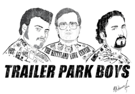 Nadruk Trailer Park Boys - Przód