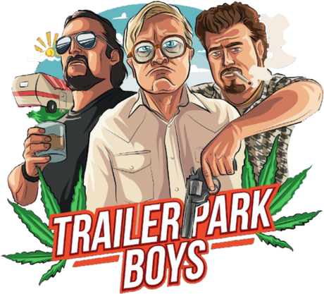 Nadruk Trailer Park Boys Vlepy Weed - Przód