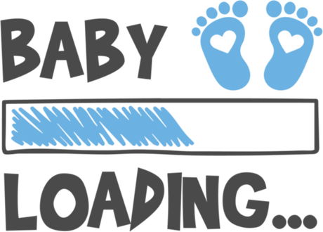 Nadruk Baby Girl Loading Chłopiec - Przód